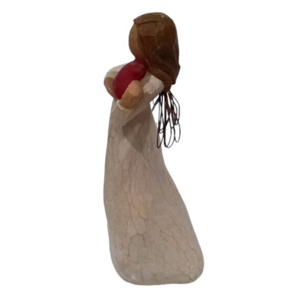 Vintage Willow Tree 2000 Demdaco Susan Lordi Large Figurine "Angel of the Heart" - Picture 3 of 7